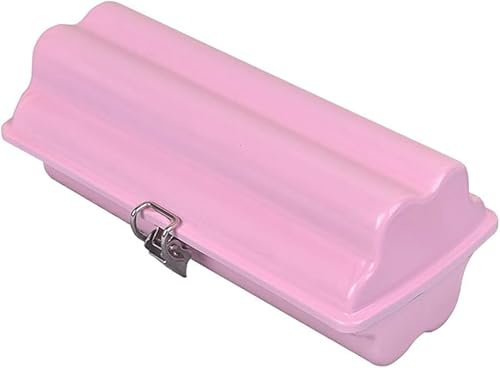 Loaf Tin with Lid, emperature Resistant & Non Stick Carbon Steel Bread Tin, Corrugated Carbon Steel Loaf Tin, Creative Heart-shaped Flower Shape Bread Toast Mould for Toast, Sandwich, Cake CPink