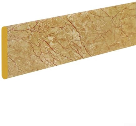 Battiscopa in marmo per una maggiore sicurezza nelle case e negli uffici (trama dorata)
