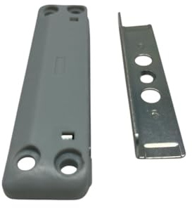Magnet Balkontürschnäpper - Türschnapper 9 mm Winkel für PVC, Holz und Aluminium Balkontür, Balkontür-Griffsperre aus Metall - Türriegel für Terrassentüren Winkhaus Siegenia Maco Schüko NT