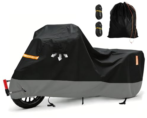 Trike Abdeckung wasserdicht – Passend für Harley Tri Glide, Freewheeler & Honda Gold Wing – 420D Oxford mit UV-Schutz & Hitzeschutz – Outdoor Schutzhülle für Sommer