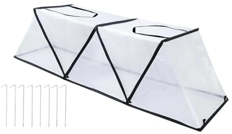 MagiDeal Accélérateur de Croissance des Plants pour Jardin, Couverture, Mini-Serre Portable et Pliable résistante au Froid, Protection pour semis de