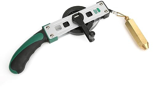 Haofy Nastro a Piombo per Olio Combustibile, Petrolio, Ottone, 10 M, per Misurare la profondità del Serbatoio, Materiale in Acciaio Registrazione Accurata Dell'altezza del Liquido