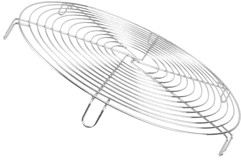PATKAW Rejilla de Alambre para Enfriar Pasteles y Pan de 30 CM, Acero Inoxidable Cromado, Estante Resistente para Cocina y Repostería, Uso Diario en Hogar