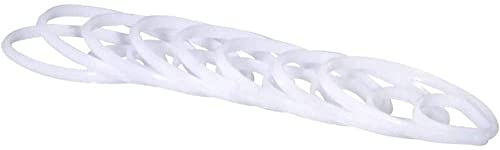 f-tronic 7410003 F - Clip de fijación para tubos y cables (50 unidades), color blanco