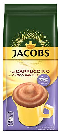 Jacobs Cappuccino Choco Vanille, 12 x 500 g Kaffeespezialitäten im Nachfüllbeutel