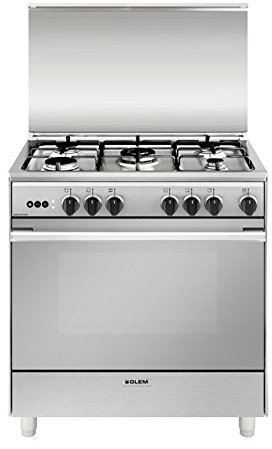 Glem U855VI Libera installazione Piano cottura a gas A Acciaio inossidabile cucina
