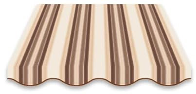Tenda da sole adatta alla posa su balcone con cassonetto (L100xH260, Corti 885 (Marroni))