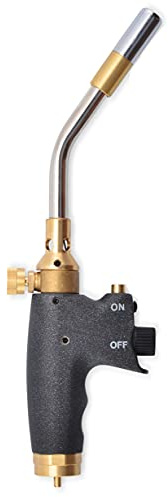 Flame King YSNAX1-020a Propane Torch Head, High Intensity MAX Heat Blow Torch Kit with Push Button Igniter for Professionals in Soldering, Welding, Brazing, Searing