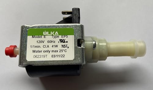Joytata Maspresso - ULKA EP5 Solenoid Pump Compatible with Breville Delonghi Gaggia Rocket Rancilio Expobar Espresso Machine-120v 60Hz 41W 15 Bar