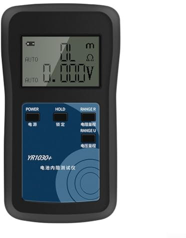 4 Wire System YR1035 YR1030 Lithium Battery Internal Resistance Tester, 100V EMU Tester with LCD Display for LeadAcid, Lithium Ion, Lithium Polymer, Dry Battery(YR1030)
