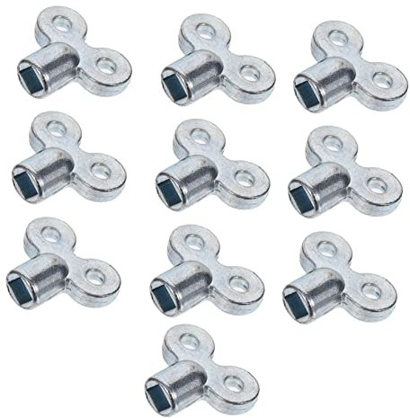 BESTonZON 10pcs Radiator Bleed Key Heater Bleed Wrench Radiator Exhaust Valve Key Multi-Tool for Central Heating