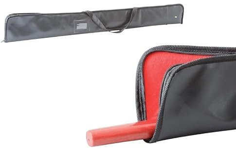 TEKKA BUDO Bokken Tasche - Kunstleder schwarz - gefüttert, gepolstert - mit Tragegurt - Außenmaterial abwaschbar