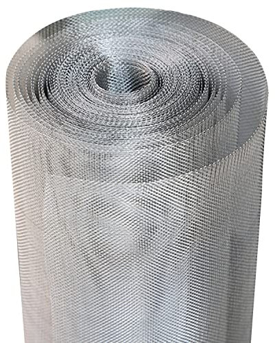 Edelstahl Drahtgeflecht Edelstahlgewebe Draht 20 Mesh, Metall Insektenschutz Airbrick Vent Drahtgeflecht Rolle Korrosionsbeständig Für Haus, Küche, Garten,