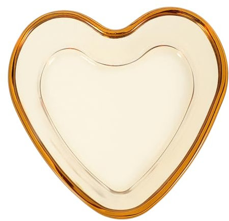 Holibanna Love Steamed Egg Bowl Heart Shape Bowl Microwave Oven Food Glass Kitchenware Salad Serving for Parties