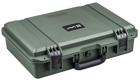 Lykus HC-4410 Wasserdicht Koffer mit Schaumstoff, Innengröße 40x26x10cm | IP67 wasserdicht, steckbarer Schaum, geeignet für Kameras, Objektive, elektronische Geräte und mehr