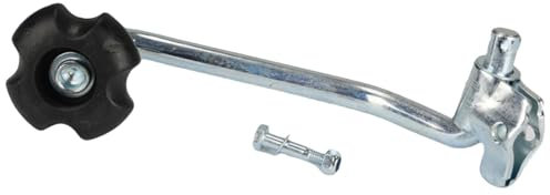 Ronyme Poignée de cric de Rechange pour remorque, manivelle, matériel de Montage de Garage, Accessoires de réparation Automobile en Acier au Carbone, Facile, Noir