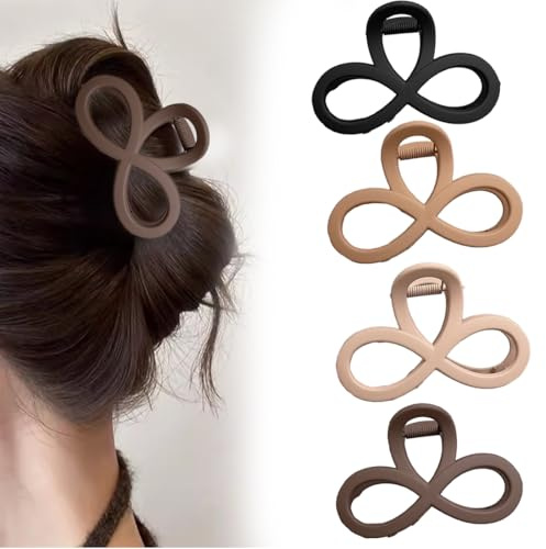JYNVO Horquillas Pelo Mujer 4 pequeños ganchos de pelo en forma de 8 (adecuados para la fijación de peinados cotidianos de las mujeres)