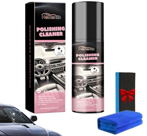 Favourcy Spray Protecteur Intérieur Voiture, Nettoyant Polissant Intérieur Auto, Nettoyant Et Protecteur Polyvalent Pour Cuir, Plastique et Surfaces En Caoutchou (1PC)