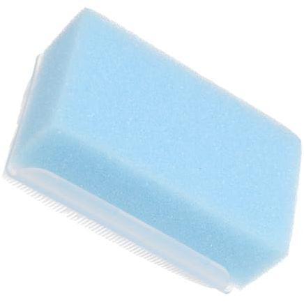 Hohopeti Sensory Brush Bath Scrubber for Babies and Adults, Silicone Cradle Cap and Nail Scrubber Brush, Sky Blue for Therapy and Sensory Stimulation in Newborn Care and Massage