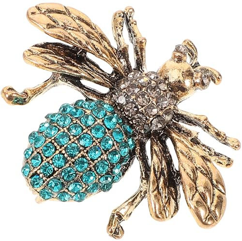 JECOMPRIS Spilla da Bavero a Forma di Ape Vintage in Lega di Zinco Resistente, Spilla Decorativa per Abiti e Cardigan, Gioiello da Donna Elegante e Versatile per Sciarpe e Cappelli