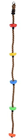 Altalena a Disco Piattaforma in Corda Altalena per Arrampicata sugli Alberi Attrezzatura da Gioco all'aperto Multicolor in plastica ad Alta Resistenza per Bambini Balconi Cortili