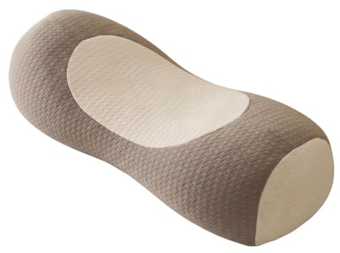 Comebachome Cuscino di grano saraceno, cuscino cervicale ergonomico per il collo di grano saraceno 38x12 cm, rotolo di collo regolabile per supporto antidolorifico (Stile 1)