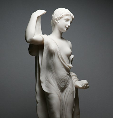 Afrodite Venere Genetrix dea greca in marmo fuso statua scultura 25 cm