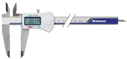 PROMAT Digital-Messschieber DIN862 300 mm mit Feststellschraube für Innen-, Außen- und Tiefenmessung (Art.-Nr. 4000851059)