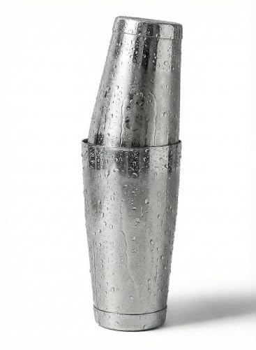 A Bar Above Professional Boston Shakers Set 18 oz Weighted Stainless Steel Cocktail Shaker Set for Bartenders, Premium 304 Steel Bar Shaker, Essential Bartending Tools for Mixing Drinks