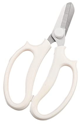 Hanghaijia Tijeras De Jardinero De Floristería De Jardín, Tijeras De Recolección De Frutas De Rama Multiusos Podadoras De Jardinería (Color : White)
