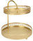 Présentoir à Gâteaux aux Fruits, Presentoir Fruit à 2 Niveaux, Plateau Présentoirs Support, Supports à Gâteaux Dorés, Support à Cupcakes Décoratif, pour la Mariage Cuisine De Fête