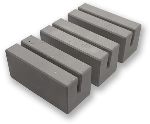3er Set: Kartenhalter, Fotohalter aus Beton | modern und schlicht