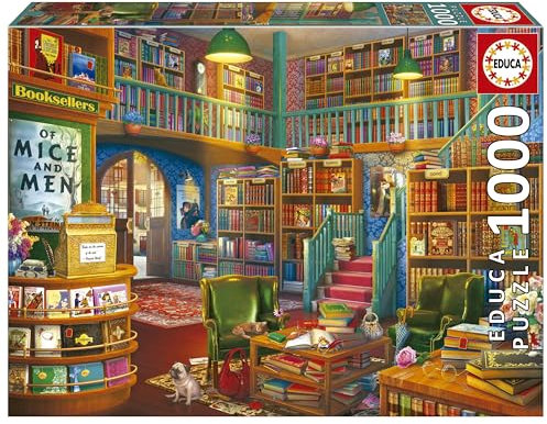 Educa - Puzzle de 1000 pièces pour Adultes | Librairie. Mesure: 68 x 48 cm. À partir de 14 Ans (19925)