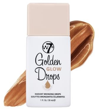 W7 Golden Glow Drops - Liquid Bronzing Drops For Flawless Skin & A Radiant Finish