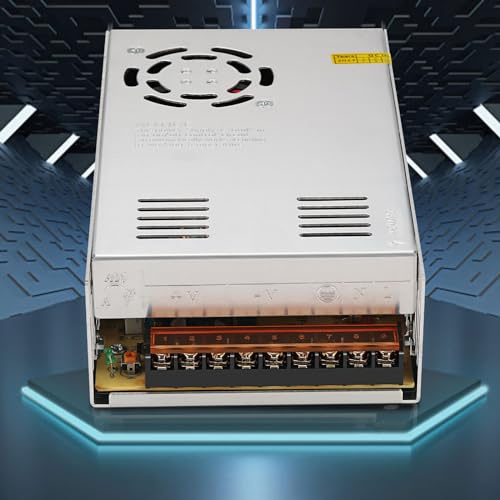 GEAREVER Netzteil 12V 30A 360W Trafo Transformator AC/DC 110/220V | Schaltnetzteil, Spannungswandler, Stromversorgung, für Standheizung LED 3D Drucker Industrieanlagen, kurzschlusssicher