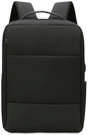 HENGIN Mochila Viaje En La Mochila Duradera De Laptop De Negocios Antirrobo con Cargador Usb-negro-15 Pulgadas
