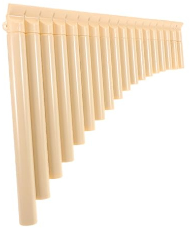 18 Panflöten Kunststoff Musikinstrument für Anfänger 18 Pfeifen | Panflöte für Anfänger, Panflöten für Schule, Lernfreundlich und Angenehm zu Spielen