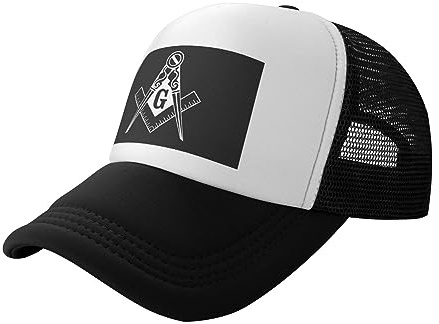 Casquette De Baseball Masonic Symbols Golf Hat Adjustable Bord Plat Casquettes Unisexe Baseballcap pour Cyclisme Running Outdoo