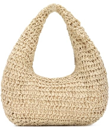 SUKUTU Stroh Handtaschen für Frauen Sommer Strand gewebt Clutch Geldbörsen Raffia Urlaub Taschen
