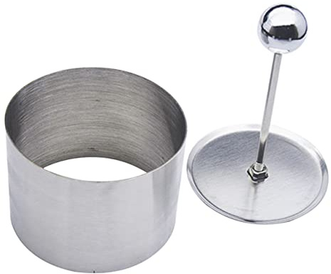 POPETPOP Moules Ronds Antiadhésif en Acier Inoxydable pour Plats Froids Faciles à Nettoyer, Ustensile Cuisine Pratique pour Dressage et Pâtisserie