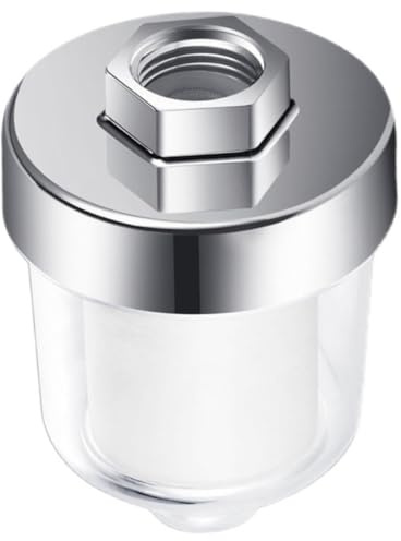 FONDOTIN Filtered Shower Head Water Purifier for Shower, Silver Metal Abs | Pp Cotton Element, Widely Compatible Domestic Systems, Water Softener for Babies and Elderly