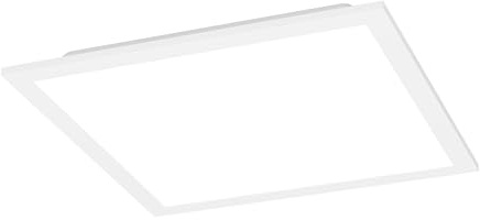 EGLO connect.z Smart-Home LED Panel Moradillo-Z, 30 x 30 cm | ZigBee Deckenleuchte, Matter, App und Sprachsteuerung Alexa, warmweiß-kaltweiß, RGB, dimmbar, Deckenlampe weiß