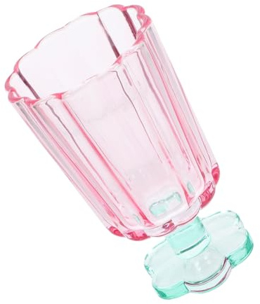 IWOWHERO Bicchieri Vetro Vintage per Vino e Cocktail Calici Colorati Retro con Base Bassa Elegante per Casa Feste e Ristoranti Facili da Pulire e Leggeri