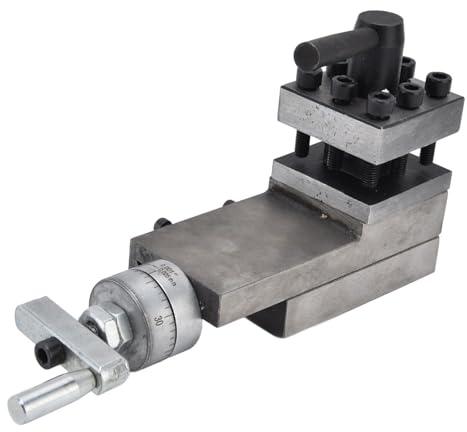 Gruppo montante portautensili per tornio Robusto utensile lavoro in metallo Accessorio a cambio rapido per mini torni 0618 7x10 12 14 pollici Modelli HT250 Ferro grigio 50x50mm
