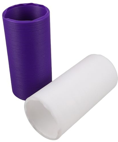 FONDOTIN 2 Pezzi Tunnel per Criceti e Conigli in Plastica Espandibile Tubo Interattivo per Piccoli Animali Domestici Gioco Leggero e Pieghevole per Esplorazione e Esercizio Nascondiglio
