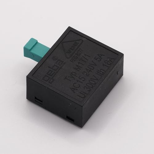 GEBA - Elektrischer Kontakt normalerweise offen M-1T/1S NO 600.MS11.00 – Modul Trockenkontakt 16 A 300 V für Schlüsselschalter der Serien M/MS/MR/MSR/MSB + 1 Goodies Domobi (M-1T/1S NO)