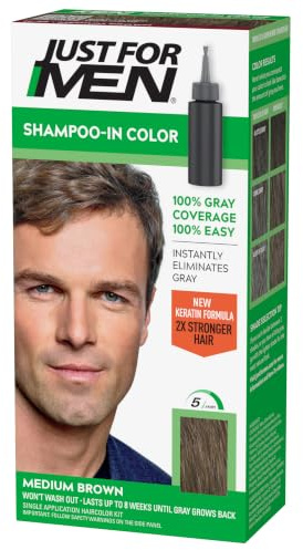 Just For Men Shampoo In Haarfarbe (Mittelbraun) 1 Applikation