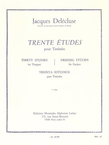 30 ETUDES VOLUME 1 TIMBALES