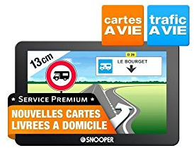 Snooper CC 5400 GPS Eléments Dédiés à la Navigation Embarquée Europe Fixe, 16:9