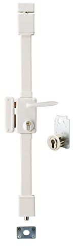 THIRARD - Serrure en Applique Beluga A2P* à Fouillot pour Entrée - Gauche - 3 Points - Porte de 1,65 à 2,25 m - Transit2 30 x 65 mm - Axe 45 mm - Blanc - 4 Clés - Installation Facile